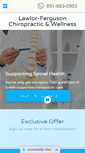 Mobile Screenshot of lawlorchiropractic.com